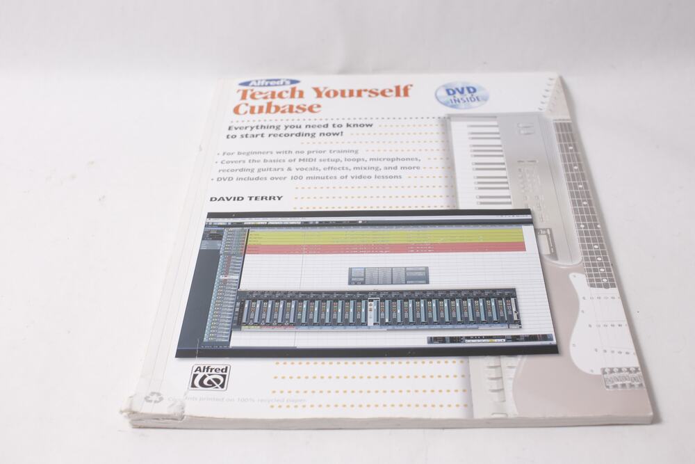 Alfred's Teach Yourself Cubase David Terry 2010 Book and DVD ~ 260914-WH 1154